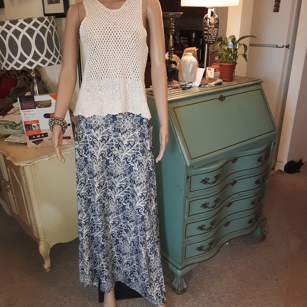 NWT Lularoe maxi paisley print skirt